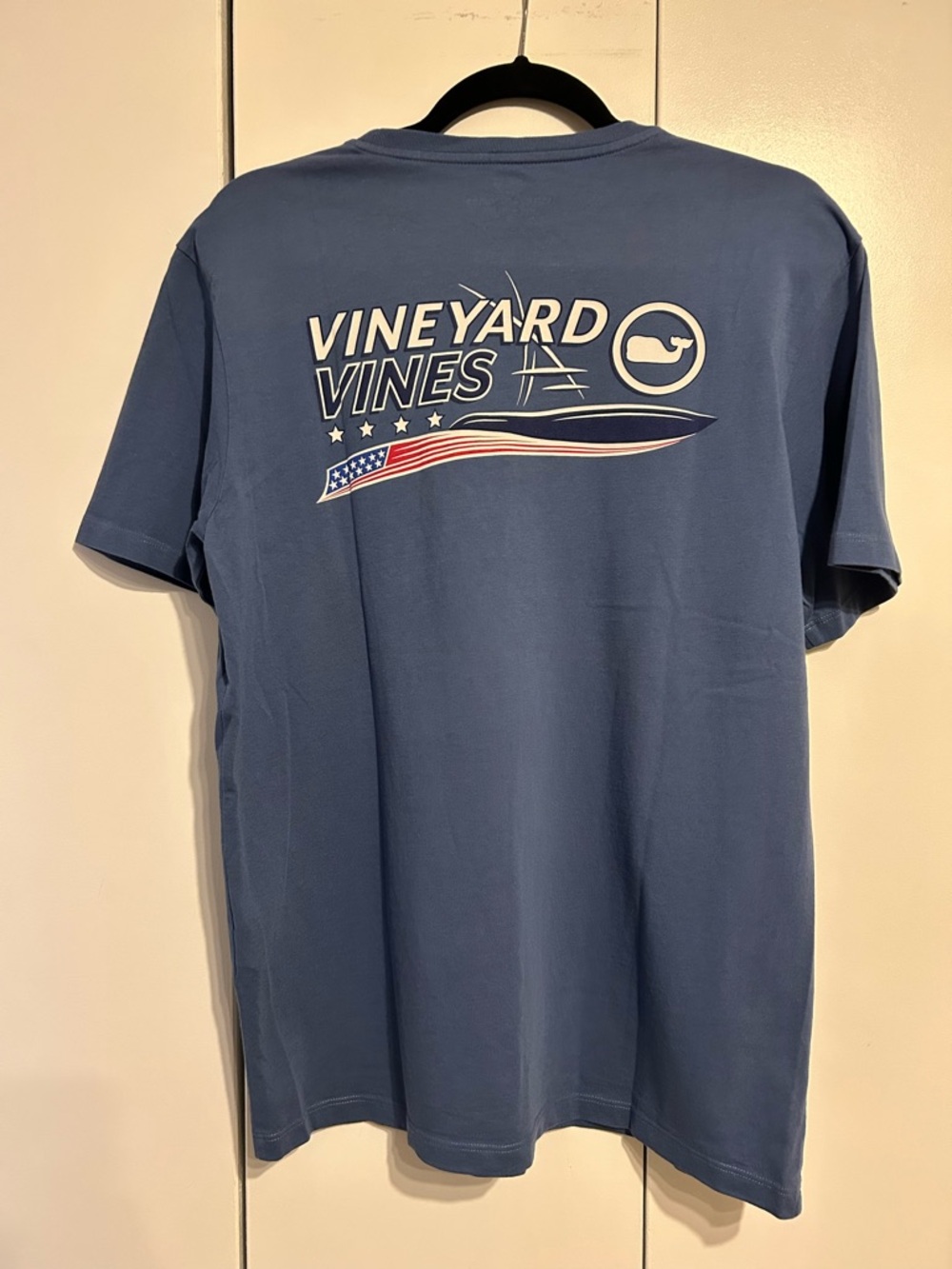 Vineyard Vines Flag Boat Pocket Tee